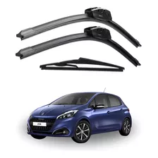 Jogo Palhetas Limpador De Parabrisa Peugeot 208 2012 A 2018