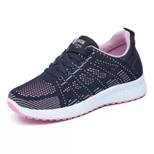 Tenis Cómodos Y Casuales De Malla Para Mujer