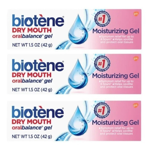 3x Biotene Gel Umidificante Oral Balance 42g Melhor Preço