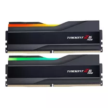 Memoria Ram Trident Z5 Rgb Gamer Color Negro 64gb 2 G.skill F5-6400j3239g32gx2-tz5rk