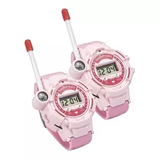 Reloj Digital Con Walkie Talkie Rosa Azul