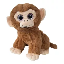 Macaco Macaquinho Gorila De Pelúcia 20cm Caramelo