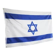 Bandeira De Israel 90 Cm X 150 Cm Ambos Os Lados Poliéster