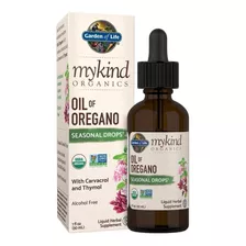 Aceite De Orégano Orgánico Garden Of Life Mykind 30ml Usa