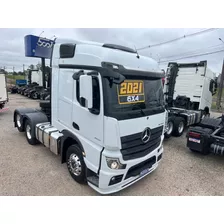 Mercedes Benz New Actros 2651 6x4 Ano 2021 Eixo Suspensor