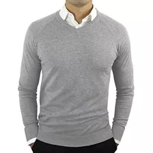 Sweater Pullover Hombre Escote V Lana Angora A S T I Premium