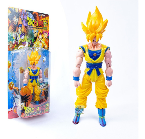 Boneco Goku Super Sayadin Blue Dragon Ball Super Bandai - Fun F0069-9