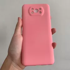 Capa Aveludada Compatível Poco X3/ X3 Nfc/ X3 Pro Silicone