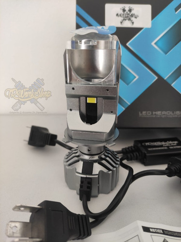 H4 Led Mini Proyector 11000 Lumens 6000k Alta Calidad Csp Foto 2