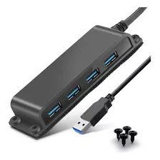 Hub De Escritorio Portátil Usb 3.0 De 4 Puertos, Hub De Dato