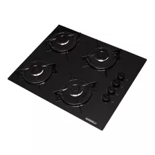 Cooktop Preto Mesa Em Vidro 4 Bocas Nardelli Esmaltado