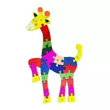 Quebra Cabeça Girafa Abc & Números
