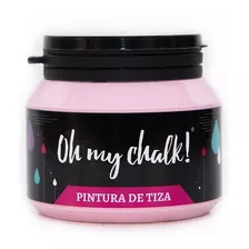 Pintura Oh My Chalk! 210cc Acrilica Para Tela Vidrio Madera Color Berry Pink