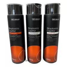 Bioplastia Capilar Shampoo Condiconador E Leave-in Dicolore