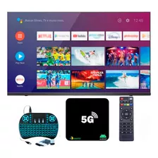 Conversor Kit Tv Box Pro 5g Fullhd Android 4k Com Pilhas