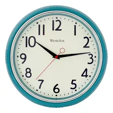 Reloj De Pared Westclox, Análogo, Clásico, Azul, 30.3 Cm