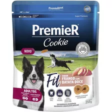 Biscoitos Premier Cookie Cães Adultos Fit Frango Batata Doce