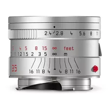 Leica Summarit-m 35mm F/2.4 Asph. Lente (silver)