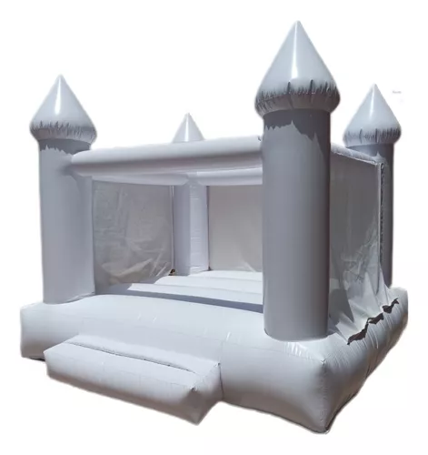 Primera imagen para búsqueda de castillo inflable blanco