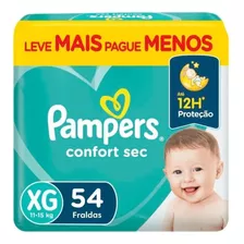 Fralda Infantil Pampers Confortsec Bag Verdinha