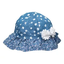 Gorro Bebe Niña Print Flores Pillin