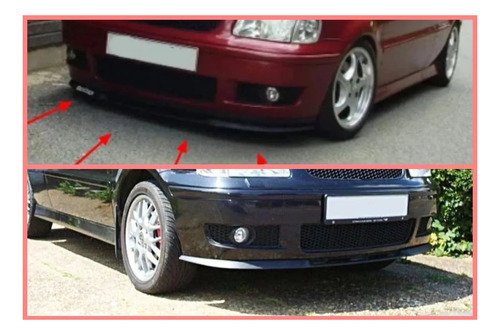 Faldon Spoiler Lip Flexible Vw Polo Comfortline 2006 Foto 8