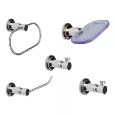 Combo Set Accesorios Para Baño Incluye 5 Piezas Oxford - 