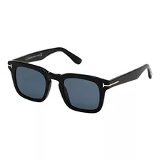 Tom Ford - Ft0751 Gafas De Sol Cuadradas Negras Brillantes P
