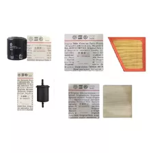 Kit 4 Filtros Originales ( Aire + Combustible + Aceite + Habitaculo ) Volkswagen Gol Trend Repuestos Originales