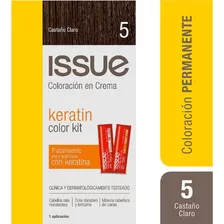 Kit Tinta Issue Professional Keratin Kit Color Tono Castaño