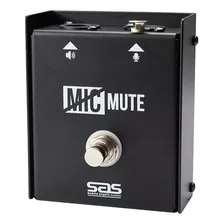 Pedal Mic Mute Sem Trava Mm1 - Santo Angelo Cor Preto