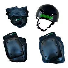 Kit De Proteções Is Savana + Capacete Gg