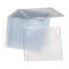 100 Cajas Cd Transparente 5.2mm Jewel Case (xsr)