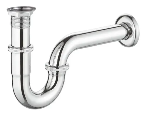 Descarga Con Sifón Pipa Cobre Cromo Brillante Extensible Cromado