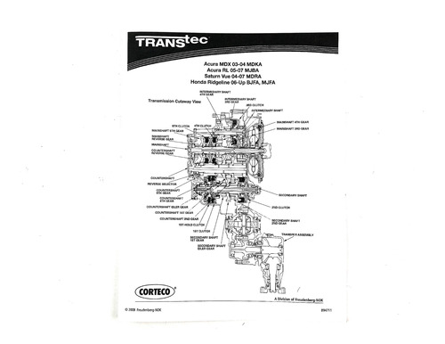 Junta Caja Automatica Acura Mdx V6 3.5l 2003 2004 Foto 5