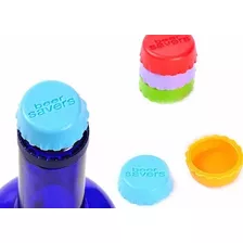 Tapas Tapones Para Botella Cerveza Silicona X 6 Colores