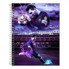 Caderno Personalizado Messi 10 Matérias 200 Folhas
