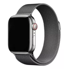 Pulseira Aço Milanese P/ Smartwatch Apple 49/45/44/42/40/38