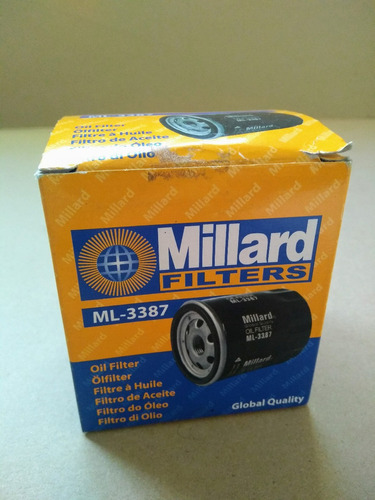 Filtro Aceite Millard Ml-3387. Aveo Corsa Optra Siena Palio.