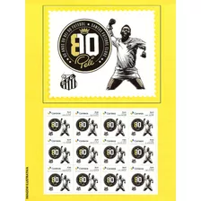 Personalizado Futebol Nova 12 Selos 80 Anos Do Rei Pelé