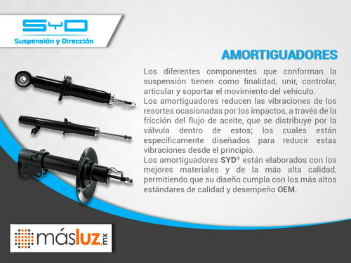 Set 4 Amortiguadores Gas Del + Tras Galant 2004/2012 Syd Foto 4