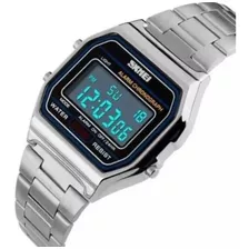 Relógio Digital Feminino Masculino Retro Skmei Prova D'água 