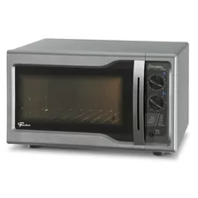 Forno De Bancada Elétrico Fischer Hot Grill 24038 44l Prateado 220v