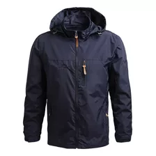 Chamarra Tactica Impermeable Abrigo Con Capucha Para Hombre