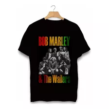 Camiseta Bob Marley & The Wailers Camisa Reggae C152 