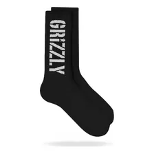 Calcetines Grizzly Stamp Socks - Negro