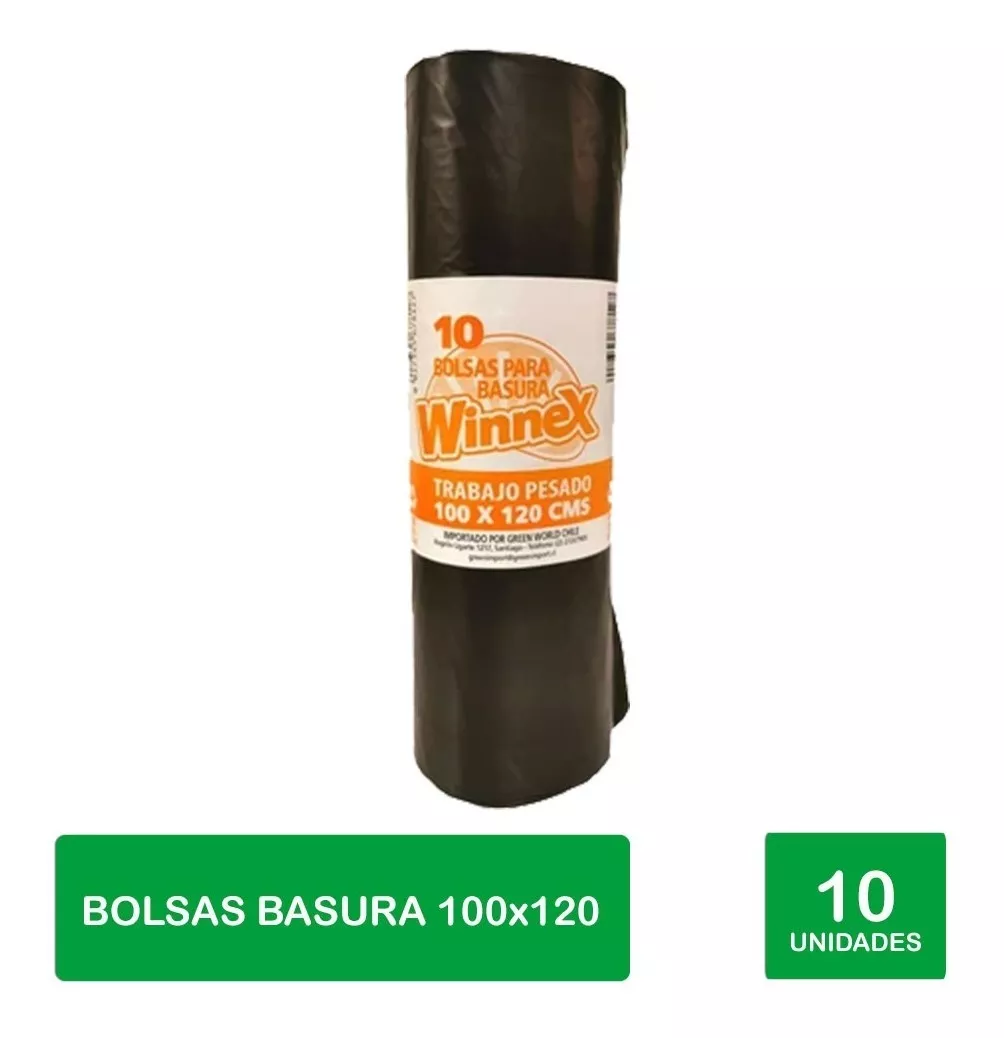 Bolsa De Basura - Trabajo Pesado - 100x120 Cms