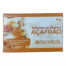 12 Sabonetes De Glicerina Açafrão 90g Tropical 