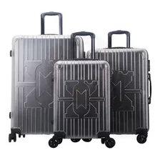 Set D 3 Maletas Rígidas Para Viaje Vacaciones 4 Ruedas Avión