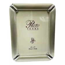 Portarretratos Premium Metal Plateado Silver Plated 15x20 Cm